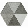 diamond hexagonalni dlazba obklady dekory trojuhelniky grey