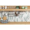 extruded flat obklady obdelnik relief pruhy jednobarevne lesk 04