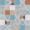 Patchwork cementová dlažba mix dekorů 20x20 mat – barvy na výběr