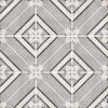 Art Noveau Grey dlažba s šedými dekory 20x20 – 8 druhů