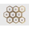 Hexagon XL Ape Regina mozaika se včelami 2 varianty lesk