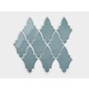 mozaika erb stit arabeska teal blue lesk 01