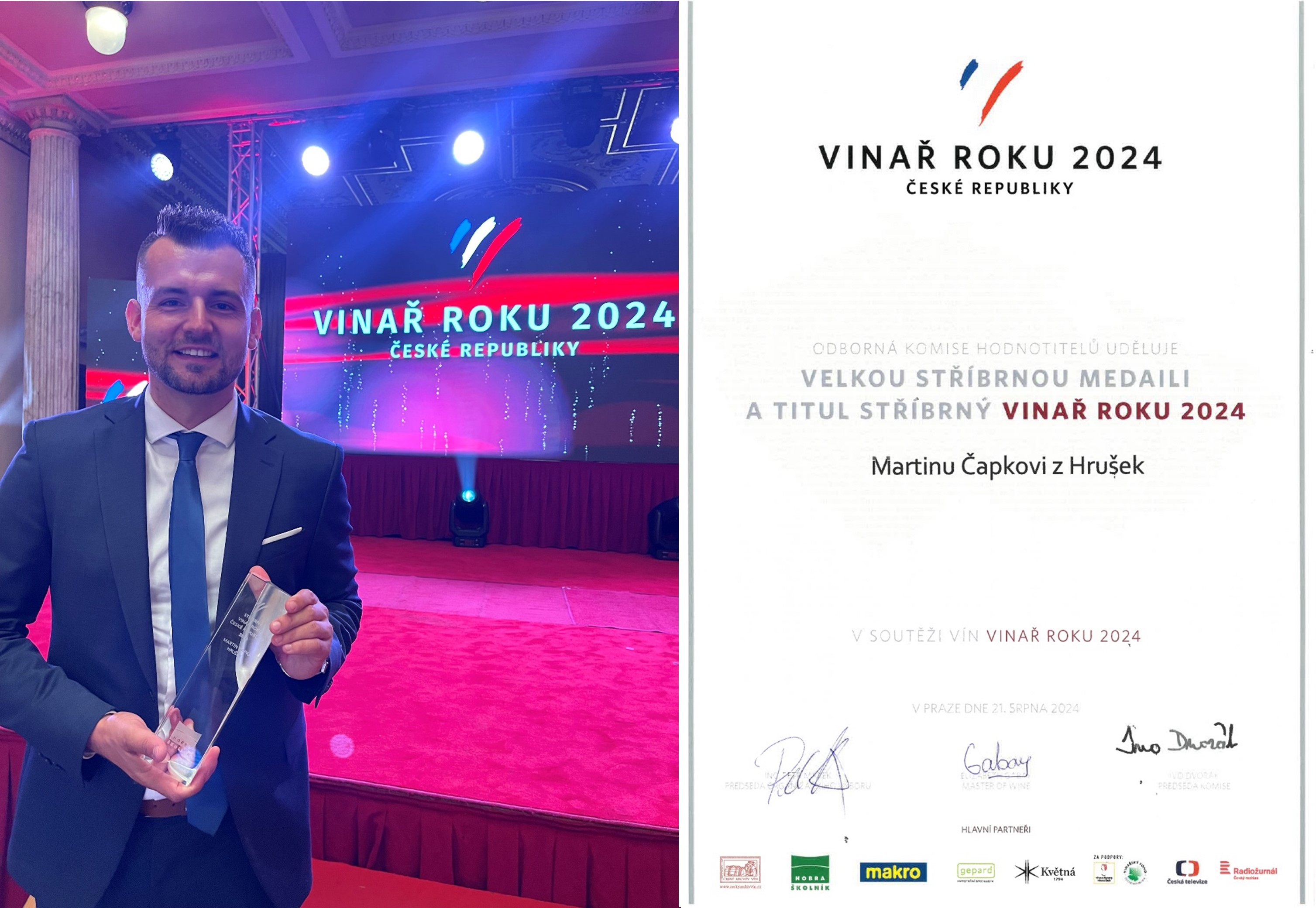 Stříbrný vinař roku 2024