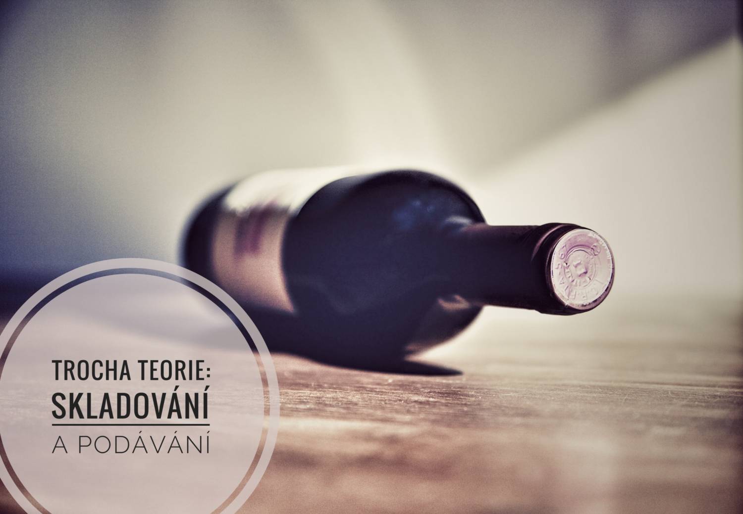 SKLADOVÁNÍ A PODÁVÁNÍ VÍN