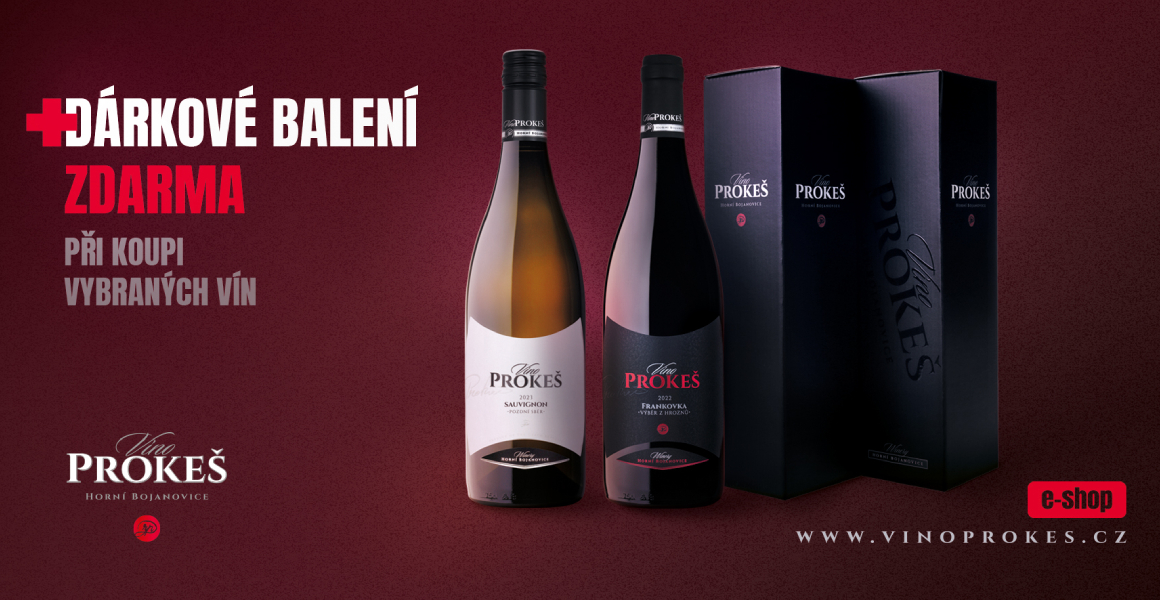 Dárkové balení zdarma při koupi vybraných vín