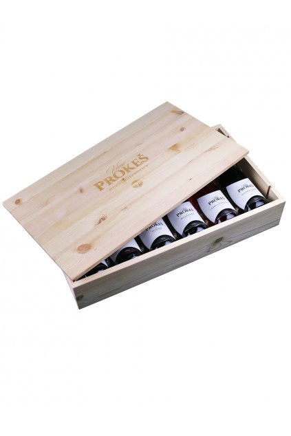 darkove baleni vin dreveny box