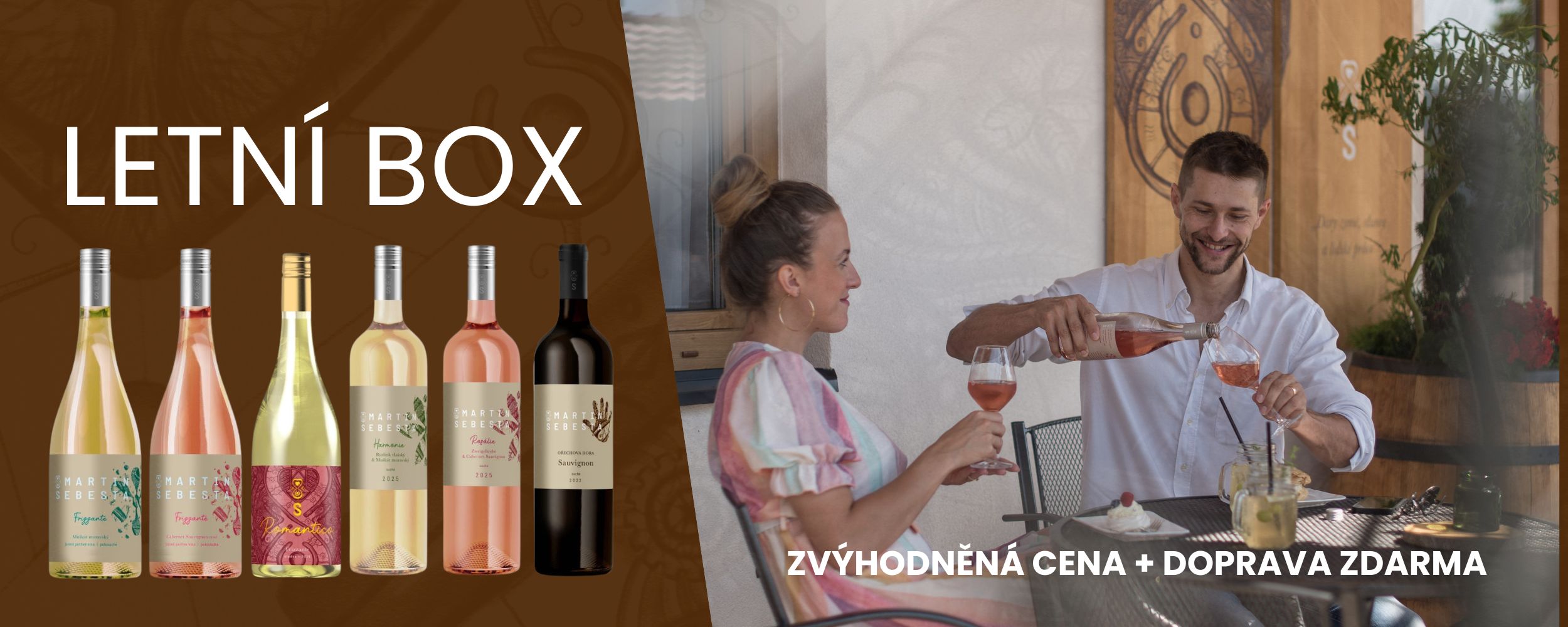 LETNÍ BOX VÍN Z VINAŘSTVÍ ŠEBESTA