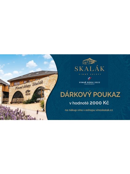 4761 24 Dárkové poukazy Skalák 2000