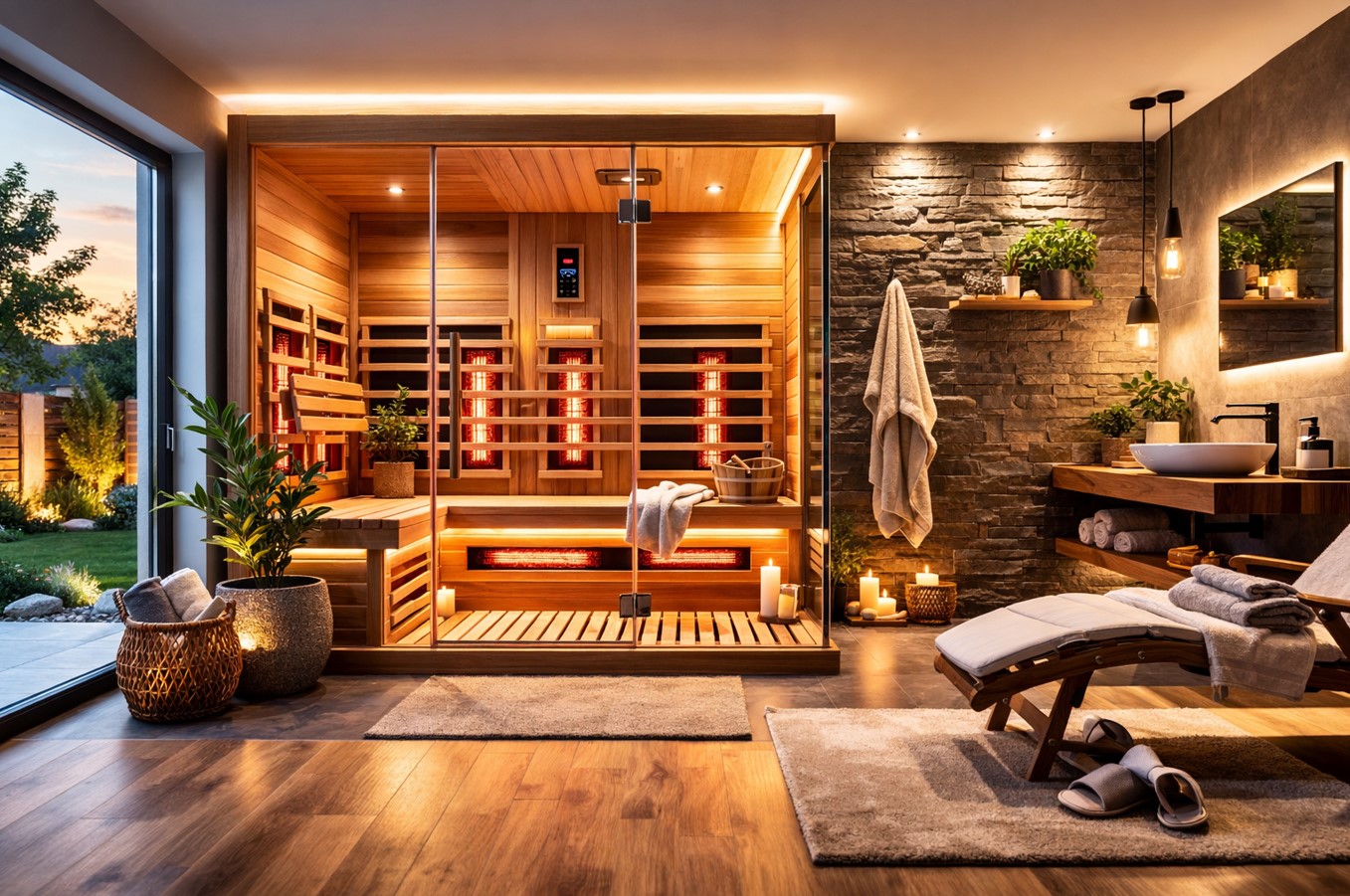 Infra sauna doma: kompletní průvodce