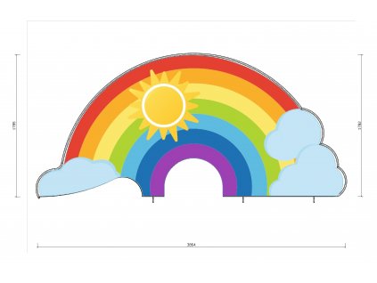 skluzavka RAINBOW