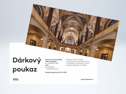 darkovy poukaz synagoga visitplzen eshop