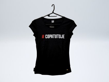 Dámské triko #COPATUTOJE černé