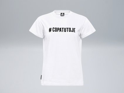 Dámské triko #COPATUTOJE x Plzeň - 10 let bílé