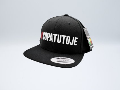 Snapback kšiltovka #COPATUTOJE - černá