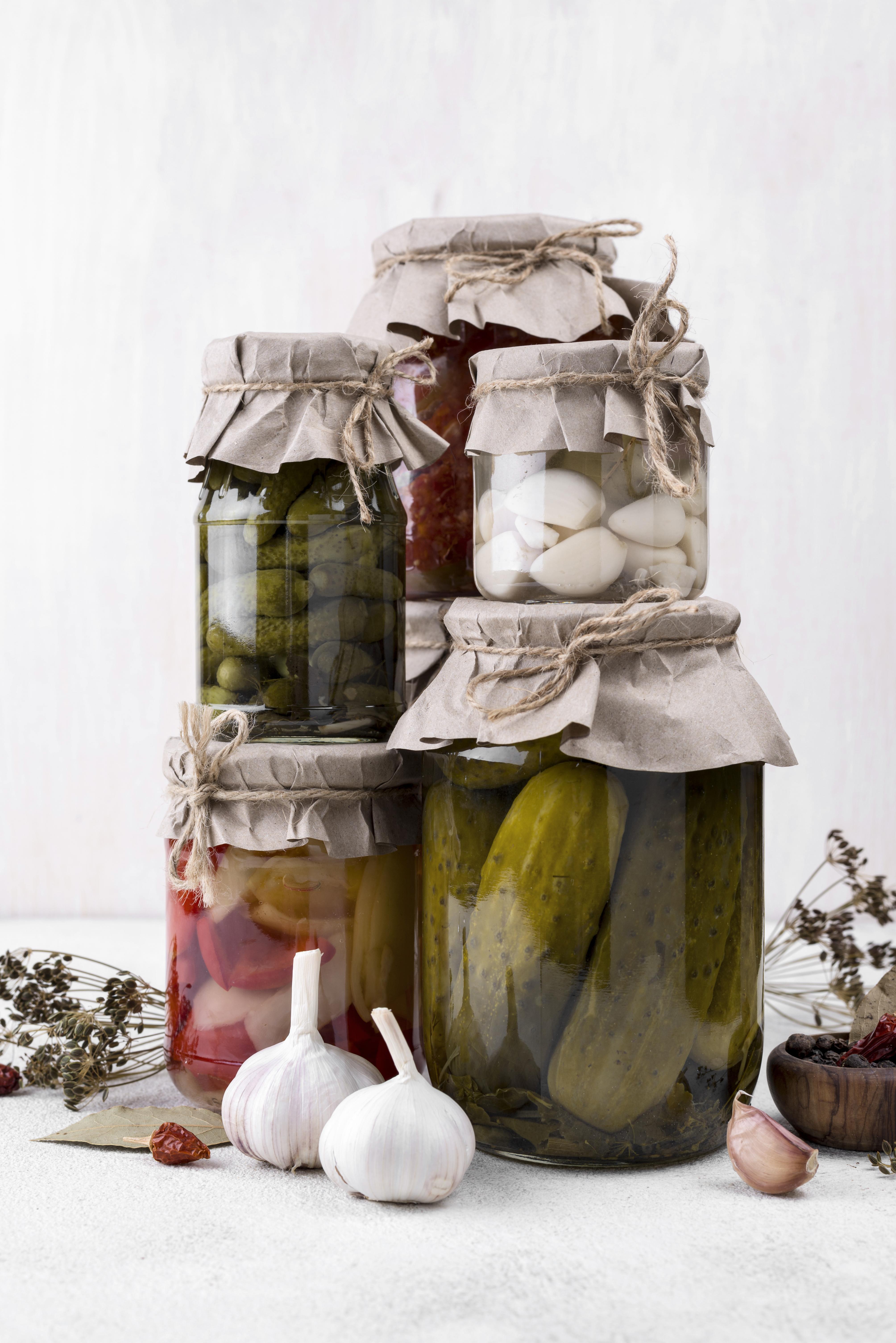 jars-arrangement-with-picked-vegetables
