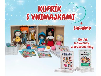 Kufrík Vnímajkovia® KOMPLET + VZDELÁVANIE