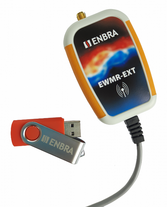 Odečtová sada ENBRA EWMR-EXT s všesměrovou anténou 868MHz (USB Stick)