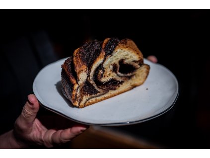 Kvasová kynutá Babka, kousek