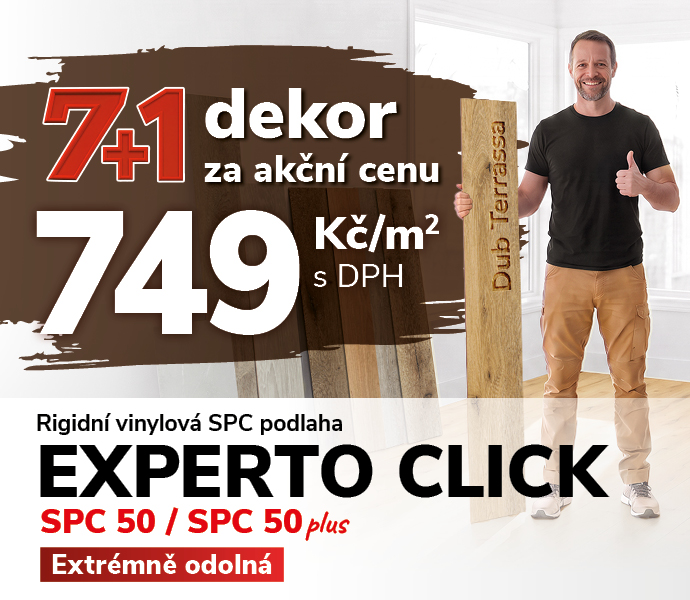 7 + 1 dekorů za akční cenu