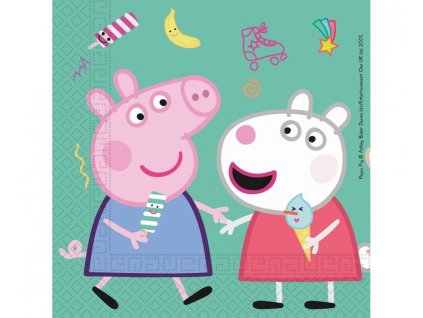 Papírové ubrousky Prasátko peppa