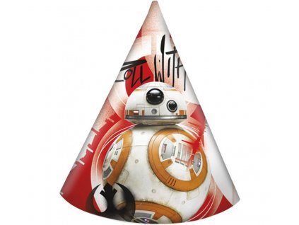Narozeninové párty čepičky StarWars robot