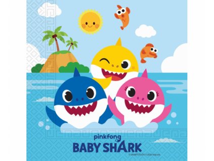 Papírové ubrousky Baby Shark