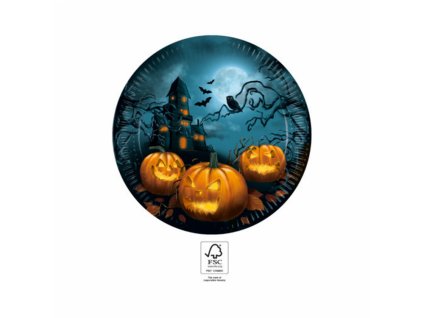 Papírové talířky Halloween