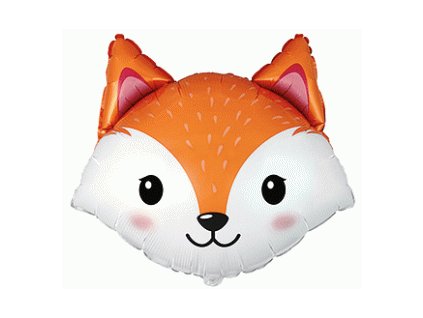 Fóliový balónek Liška hlava