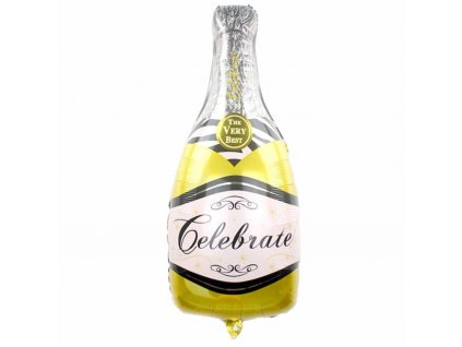 Fóliový balónek Láhev šampaňské Celebrte