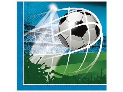 Papírové ubrousky Fotbal míč v síti