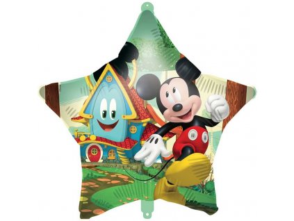Fóliový balónek hvězda Mickey Mouse Junior