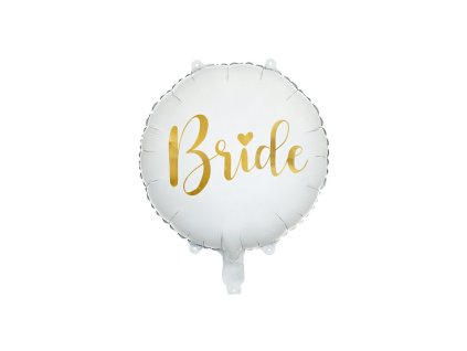 Fóliový balónek kruh Bride