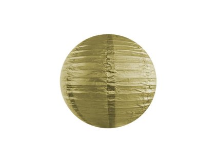 Závěsný lampion Zlatý 25cm