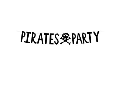Závěsný banner Pirátská párty