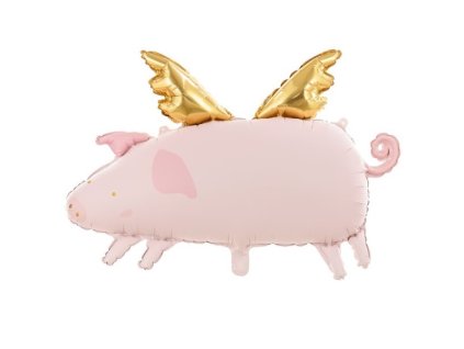 Fóliový balónek Letající prase