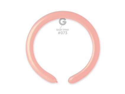 Balónek modelovací Baby pink #073