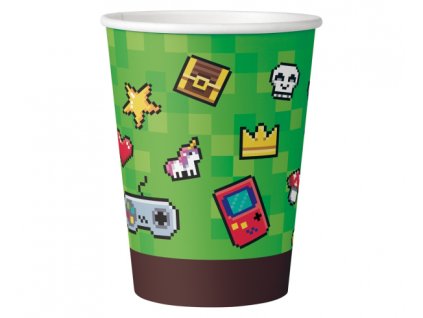 Papírové kelímky Herní Minecraft Game on