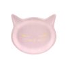 Papírové talířky kočka růžová