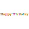 Závěsný banner Happy Birthday třpitivý
