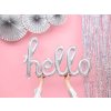 Fóliový balónkový nápis HELLO holografický 2
