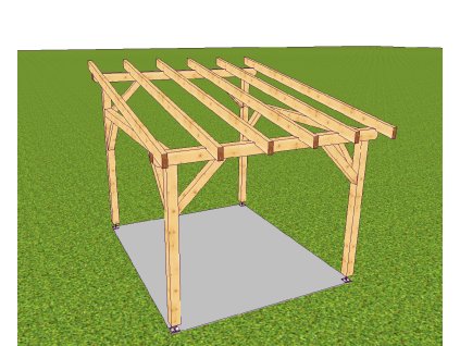 Pergola 390 x 305