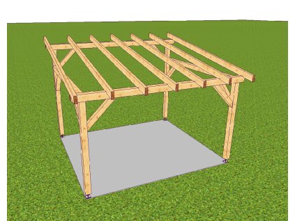Pergola 390 x 410