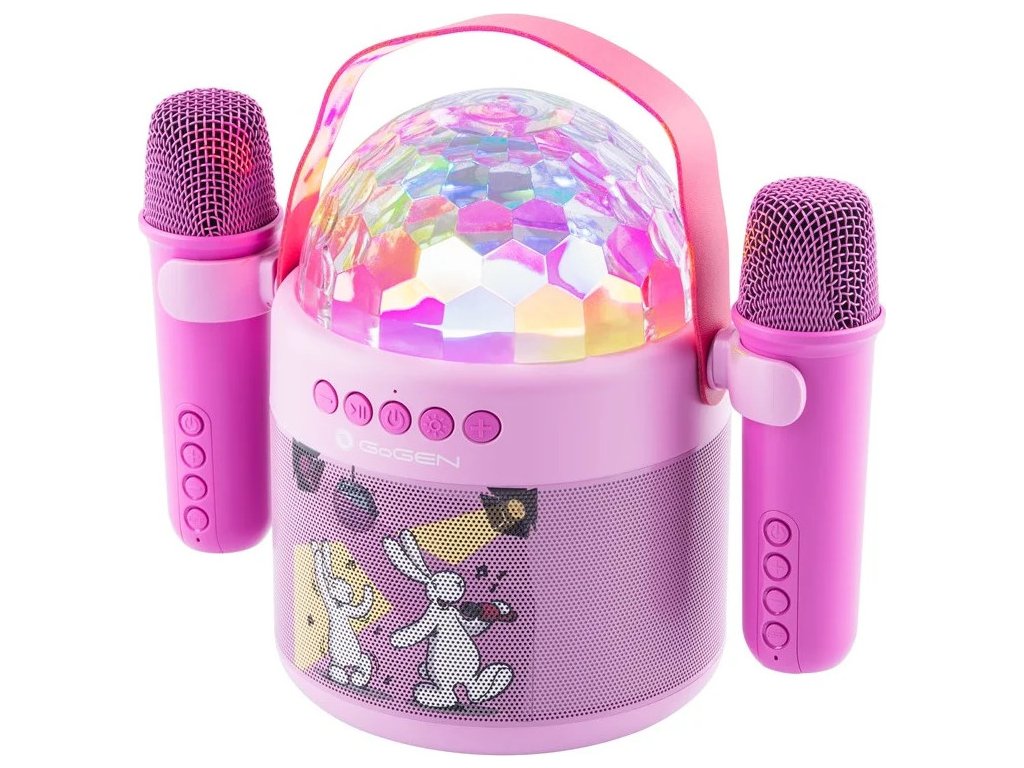 prenosny reproduktor gogen bob a bobek disco ruzovy ien533934