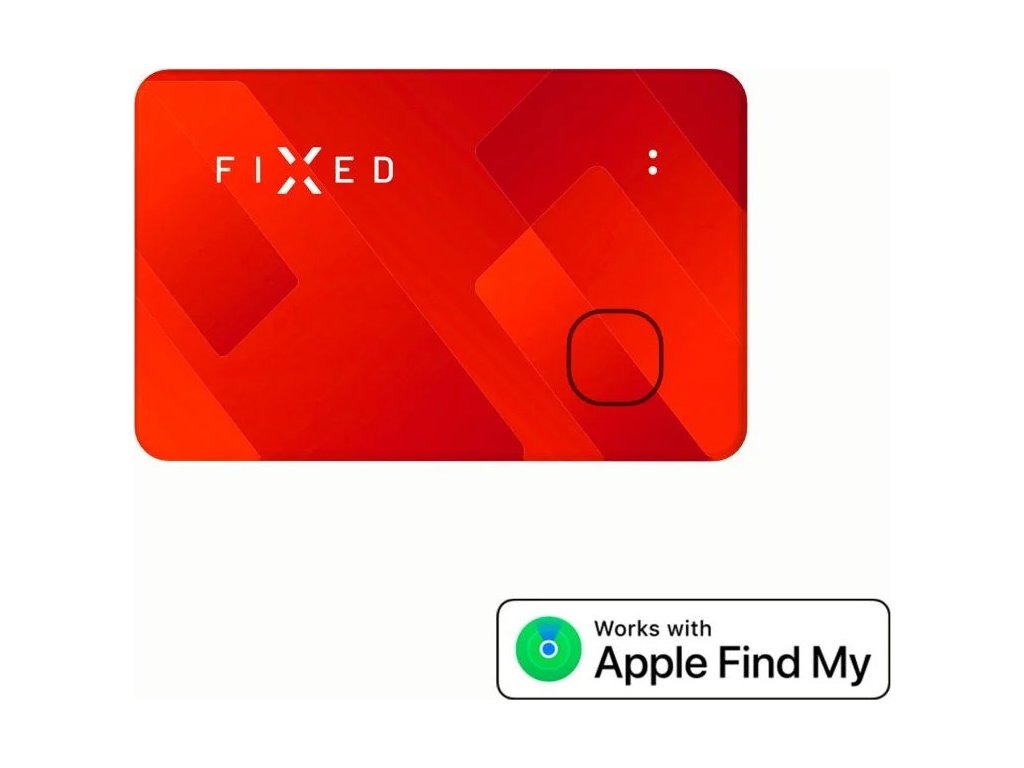 smart tracker fixed tag card s podporou find my bezdratove nabijeni oranzovy ien521367