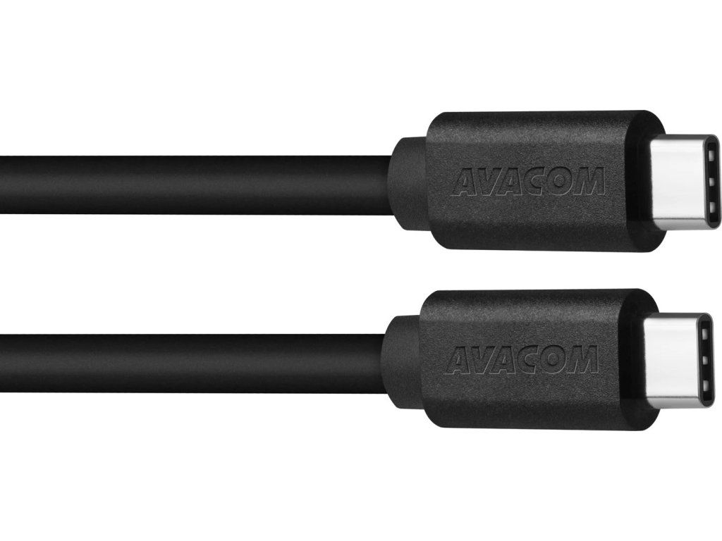 avacom datovy a nabijeci kabel usb type c usb type c 100cm cerna ien298445