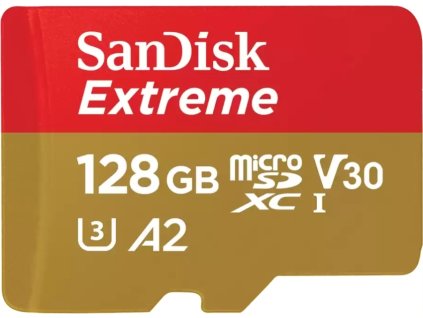 SanDisk Extreme microSDXC 128GB 160MB/s UHS-I U3 Class 10