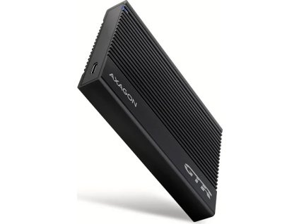 axagon ee25 gtr usb c 10gbps sata 6g 2 5 ribbed box cerny ien487679