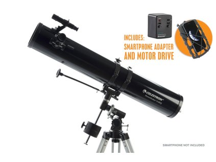 Celestron PowerSeeker 114/900mm EQ teleskop zrcadlový motorizovaný (22037)