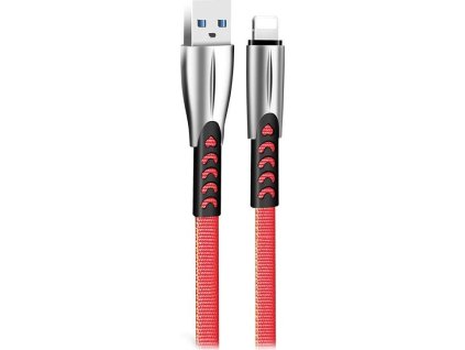 colorway usb 2 0 lightning kabel 1m 2 4a cervena ien364675