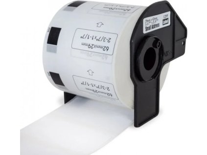 printline kompatibilni s brother dk 11209 papirove bile uzke adresy 29 x 62mm 800ks ien346863